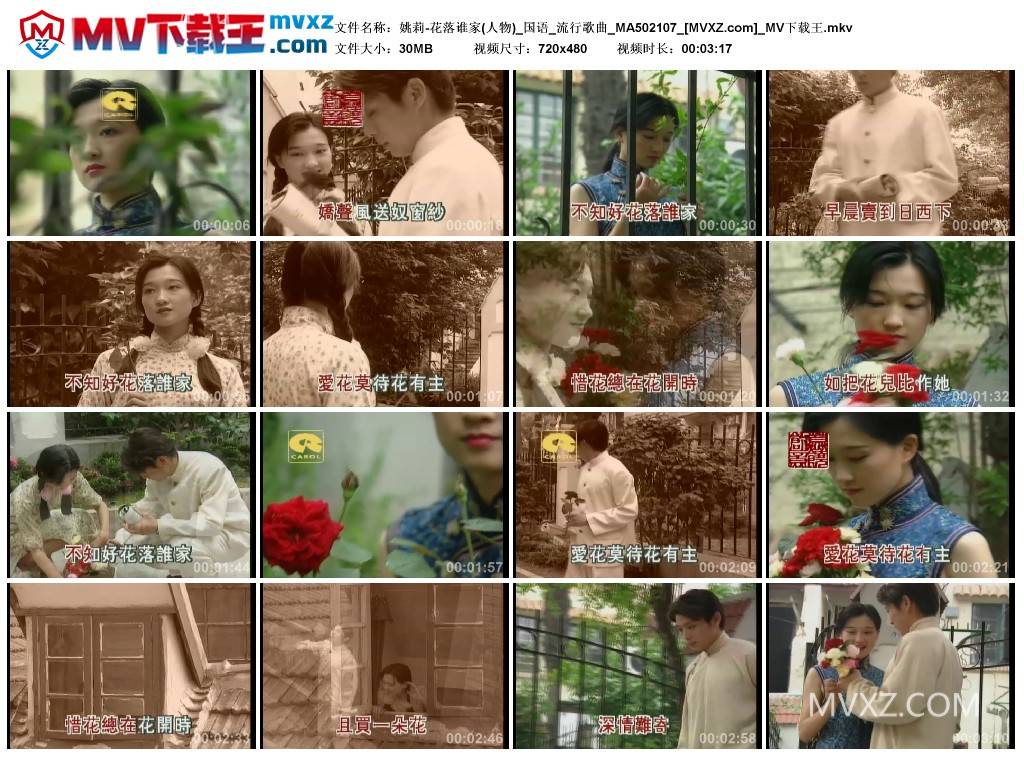 姚莉-花落谁家(人物)_国语_流行歌曲_MA502107